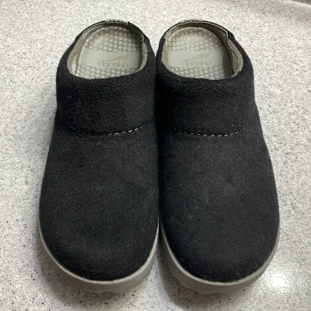 Dansko Lucie Wool Slippers with outdoor sole and arch support